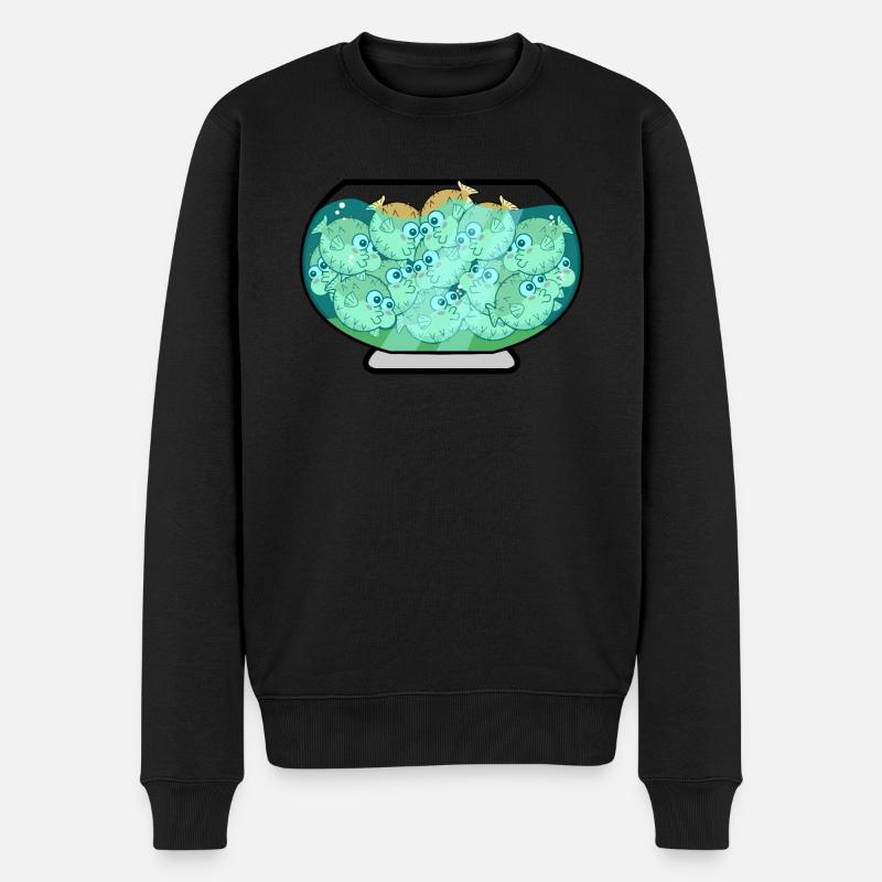 Puffer Fish Aquarium Puffer Fish - Pull Premium bio Homme - noir