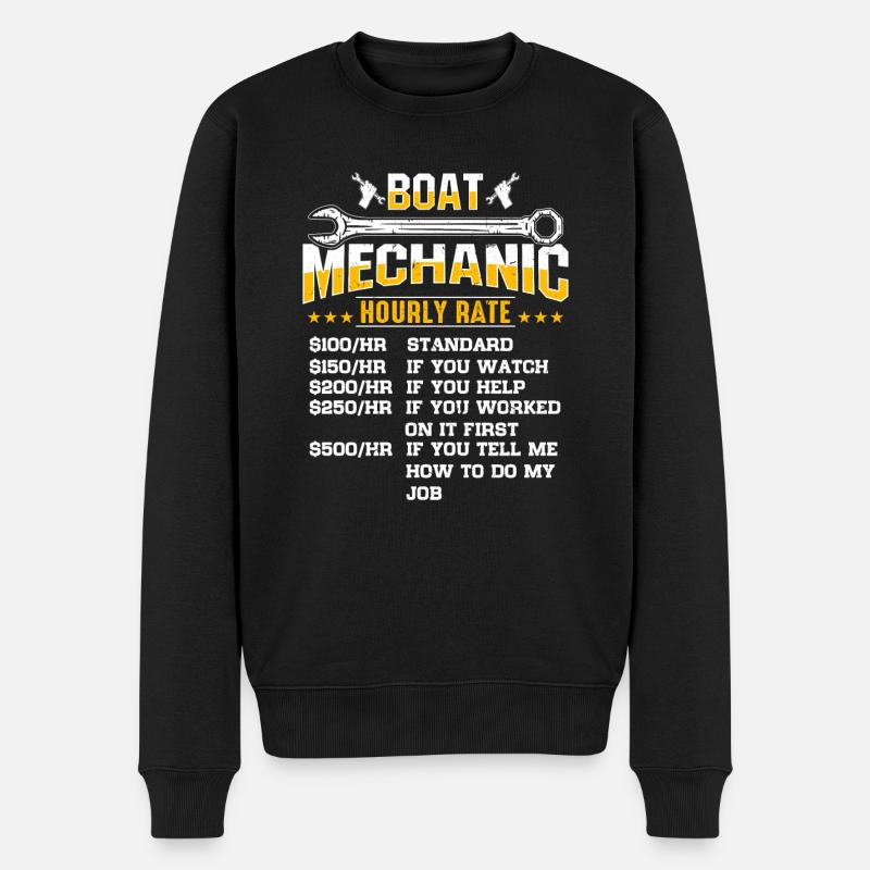 Mechanical Engineer Engineer Profession - Men's Premium Organic Jumper - black