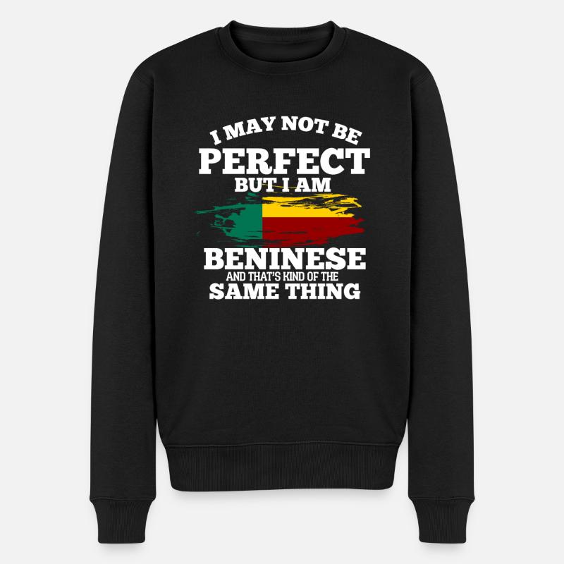 Bénin - Pull Premium bio Homme - noir