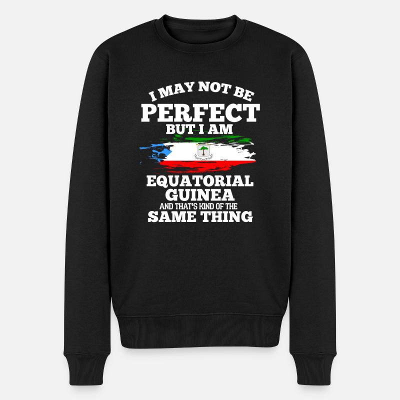 Guinée équatoriale - Pull Premium bio Homme - noir