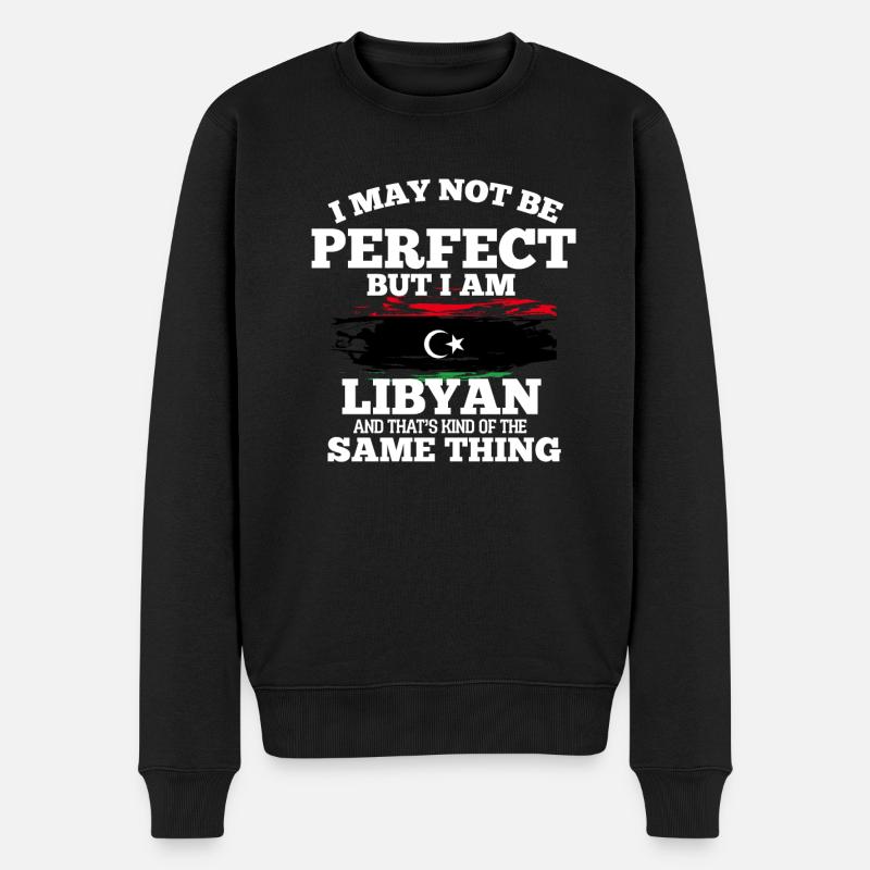 Libye - Pull Premium bio Homme - noir