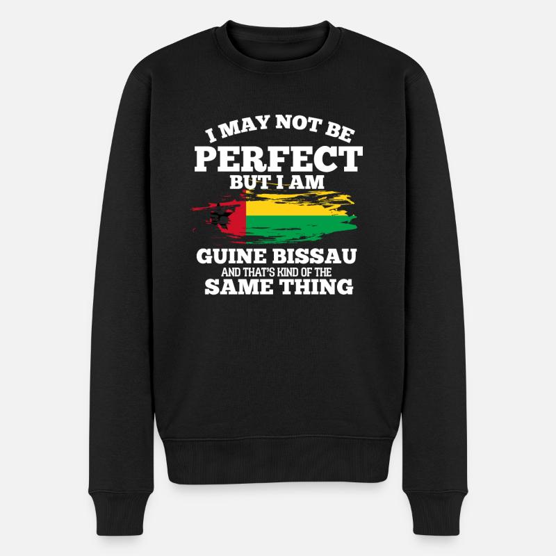 Guinée-Bissau - Pull Premium bio Homme - noir