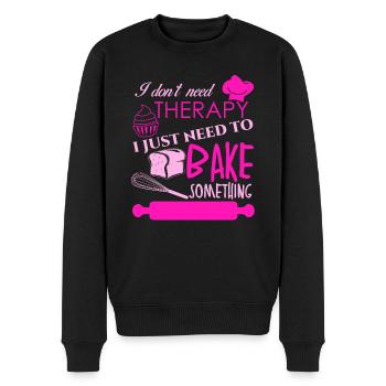 Konditor Bäckerei Konditorei Backen - Männer Premium Bio Pullover - Schwarz - Vorne - Nico (187cm)
