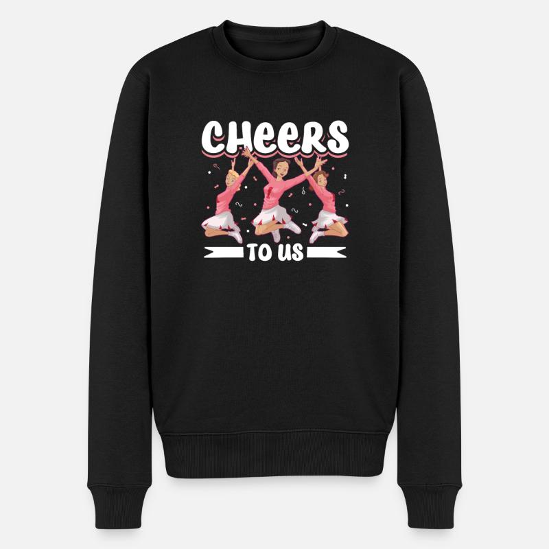 Cheerleader Cheerleader-outfit - Männer Premium Bio Pullover - Schwarz