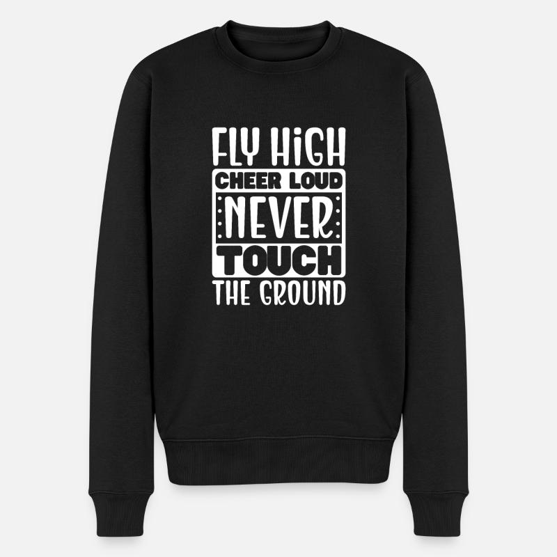 Cheerleader Cheerleader-outfit - Männer Premium Bio Pullover - Schwarz