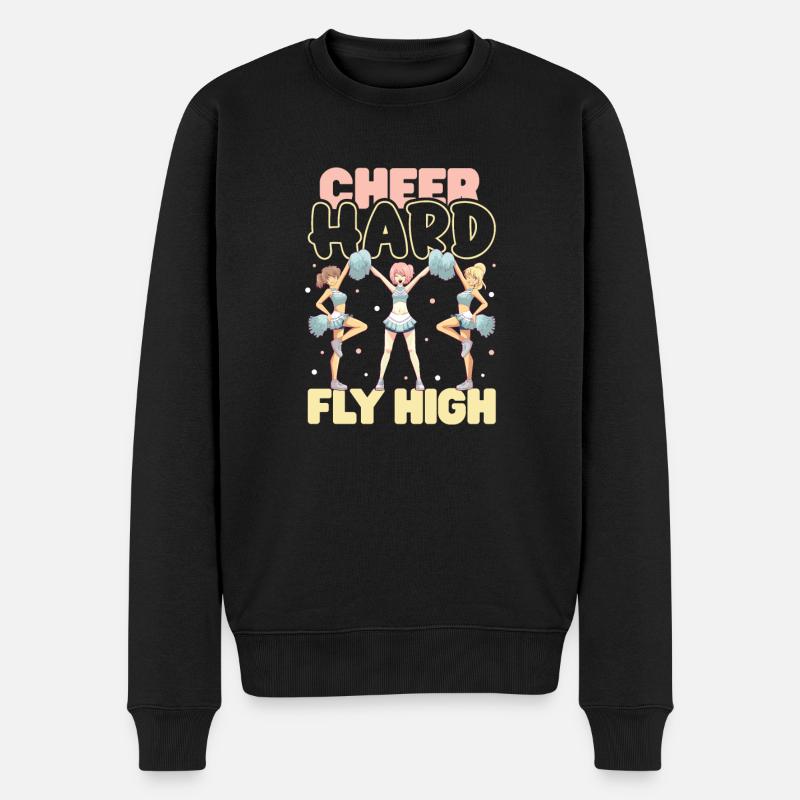 Cheerleader Cheerleader-outfit - Männer Premium Bio Pullover - Schwarz