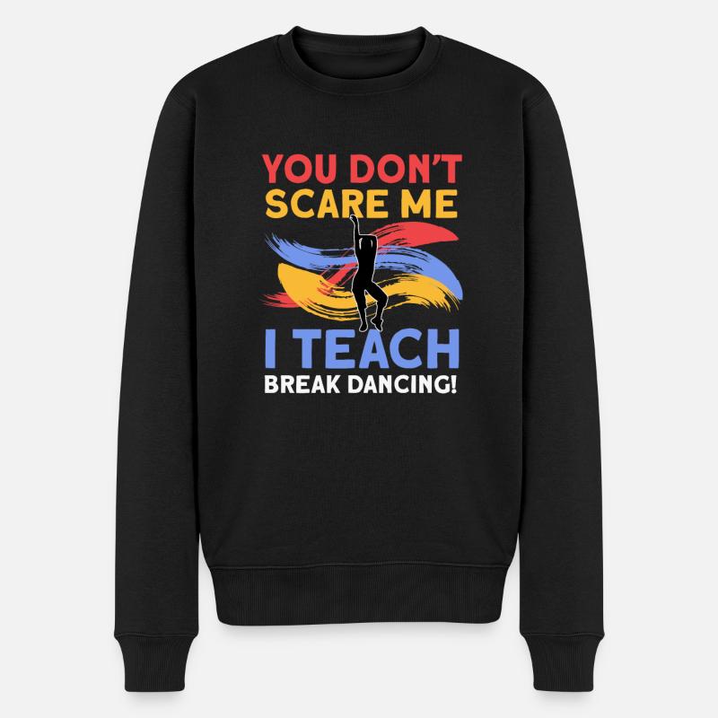 Breakdance - Pull Premium bio Homme - noir