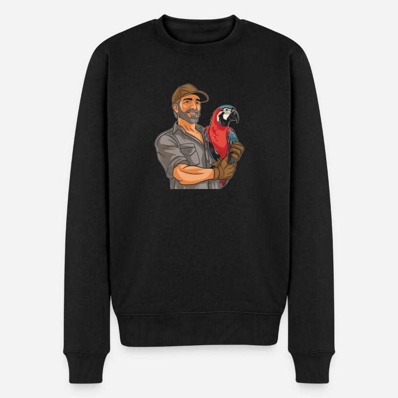 Tierpfleger Zoowärter - Männer Premium Bio Pullover - Schwarz