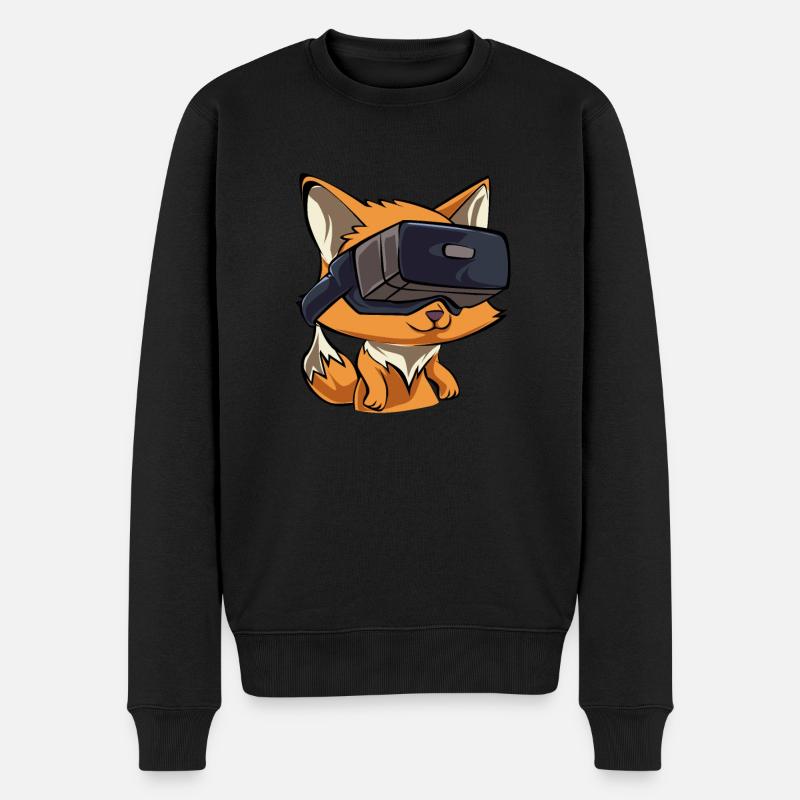 Vr Fuchs - Pull Premium bio Homme - noir