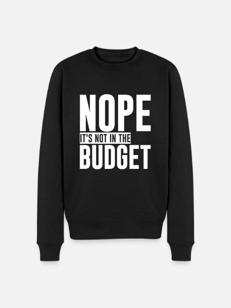 Non, ce n’est pas dans le budget - Pull Premium bio Homme - noir