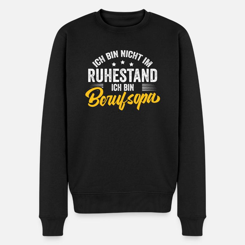 Sugar Glider Flughörnchen - Männer Premium Bio Pullover - Schwarz
