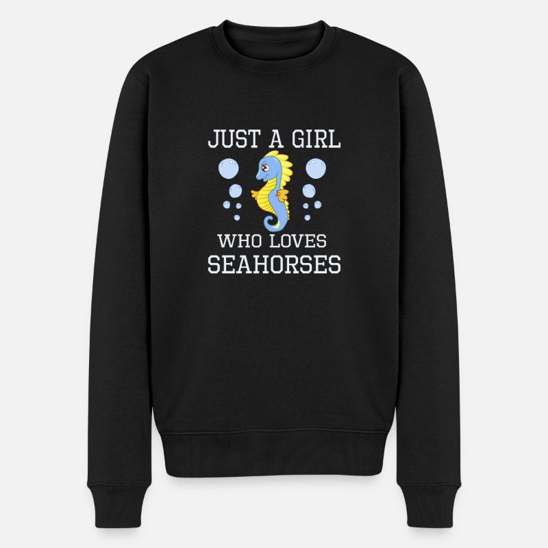 Aquarium Fisch Geschenk - Männer Premium Bio Pullover - Schwarz