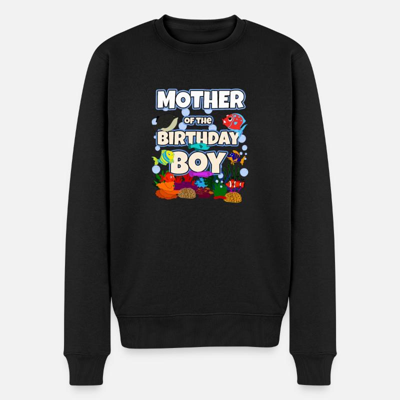Aquarium Fisch Geschenk - Männer Premium Bio Pullover - Schwarz