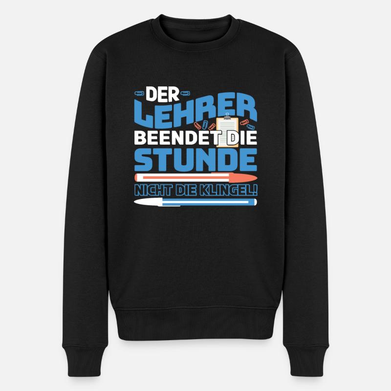 Lehrer Lehramt Student - Männer Premium Bio Pullover - Schwarz