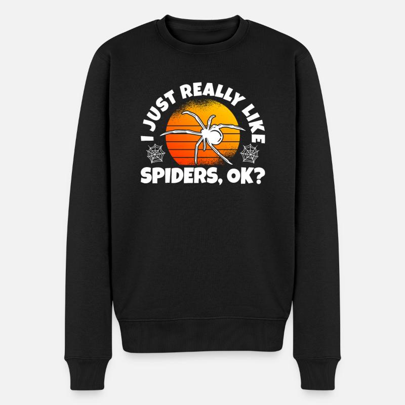 Spider Propriétaire Spider Spider Breeder - Pull Premium bio Homme - noir