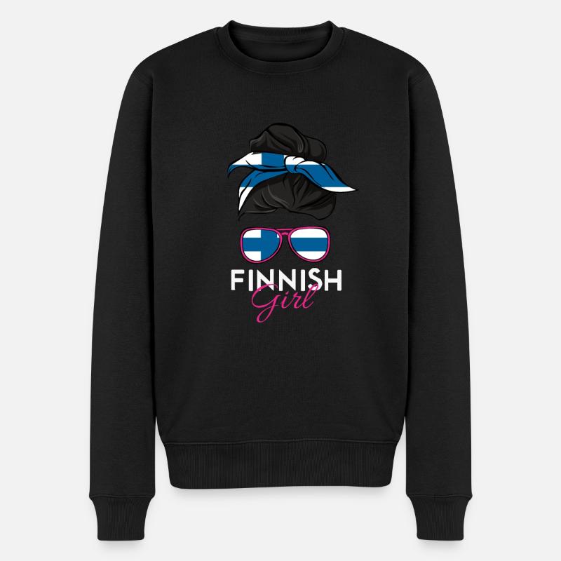 Filles finlandaises - Pull Premium bio Homme - noir