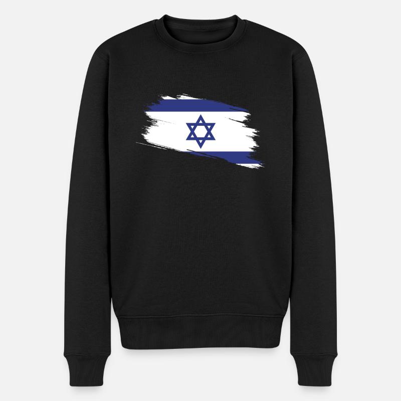 Israël Israël Isra - Pull Premium bio Homme - noir