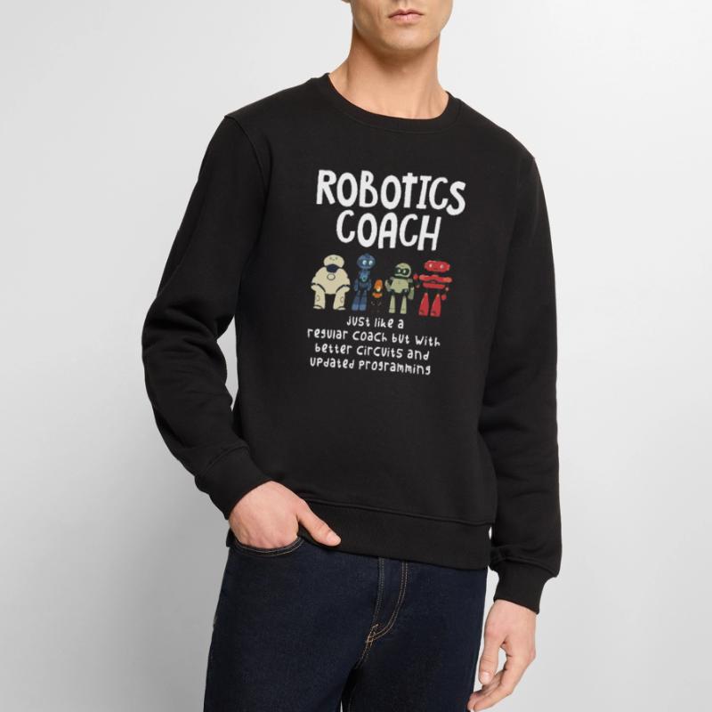 Build Robot Robotics Coach With Programming Droid Männer Premium Bio Pullover