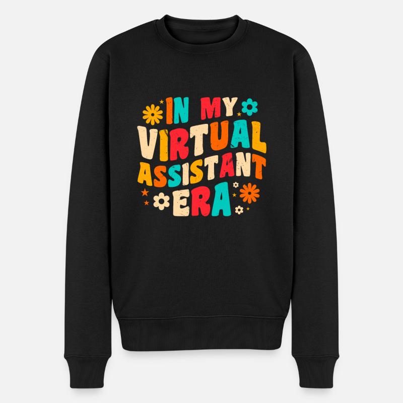 Freelancer Profession Self-employed Virtual - Men's Premium Organic Jumper - black