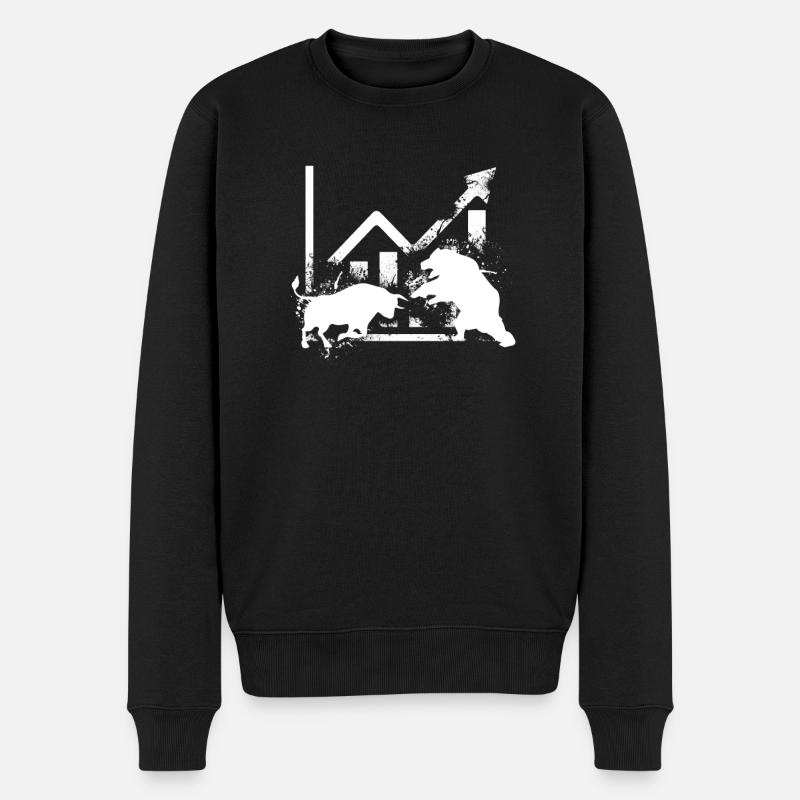 Day Trading Day Trader - Pull Premium bio Homme - noir