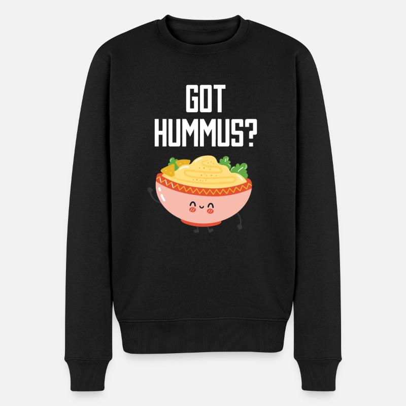 Houmous - Pull Premium bio Homme - noir