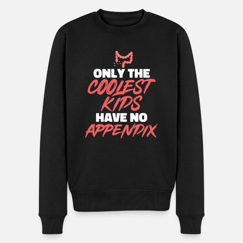 Appendicectomie Appendicite - Pull Premium bio Homme - noir