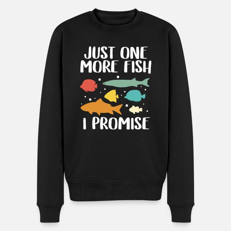 Aquarium - Pull Premium bio Homme - noir