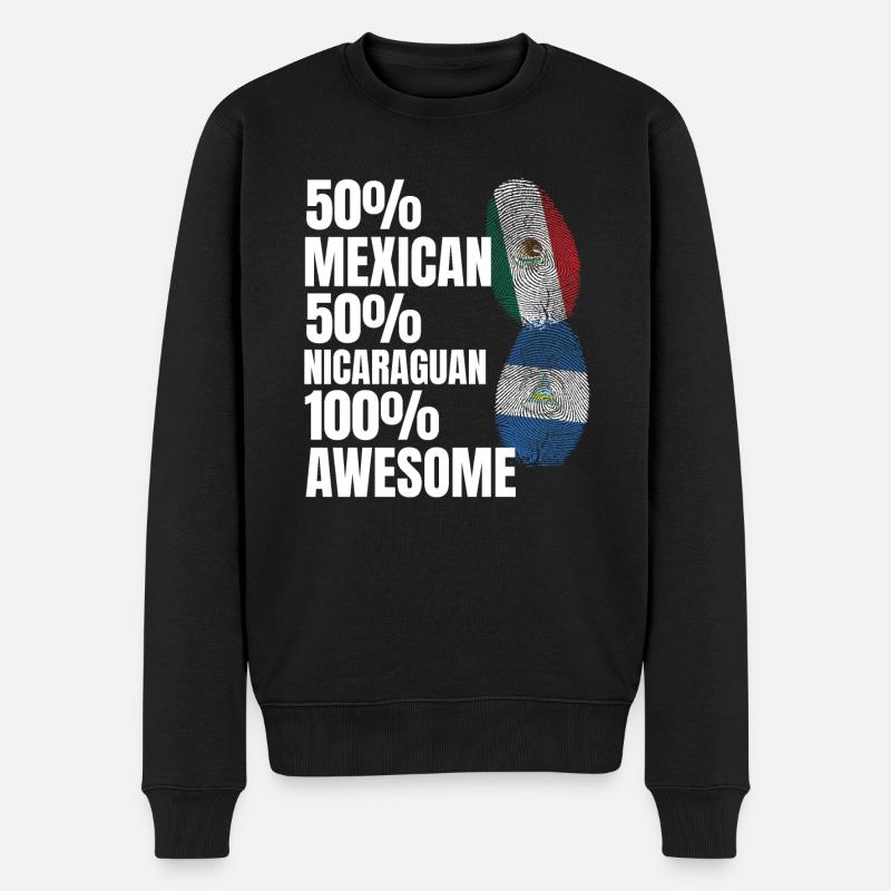 Basketball & Tacos Baseball Tacos Geschenk - Männer Premium Bio Pullover - Schwarz
