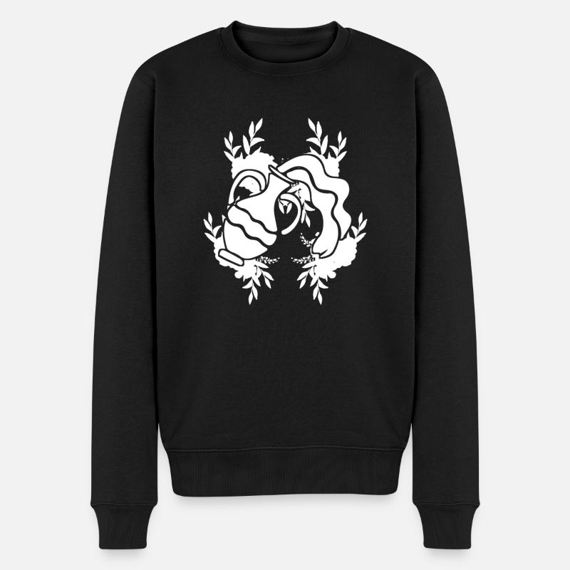 Symbole du Verseau - Pull Premium bio Homme - noir
