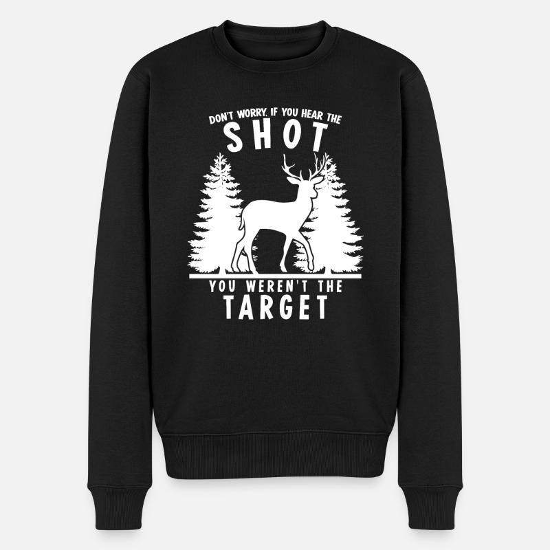 Chasseurs Chasseur Chasse - Pull Premium bio Homme - noir