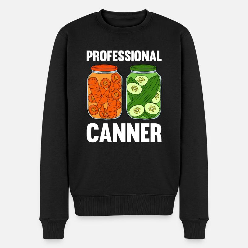 Professional Canner - Männer Premium Bio Pullover - Schwarz
