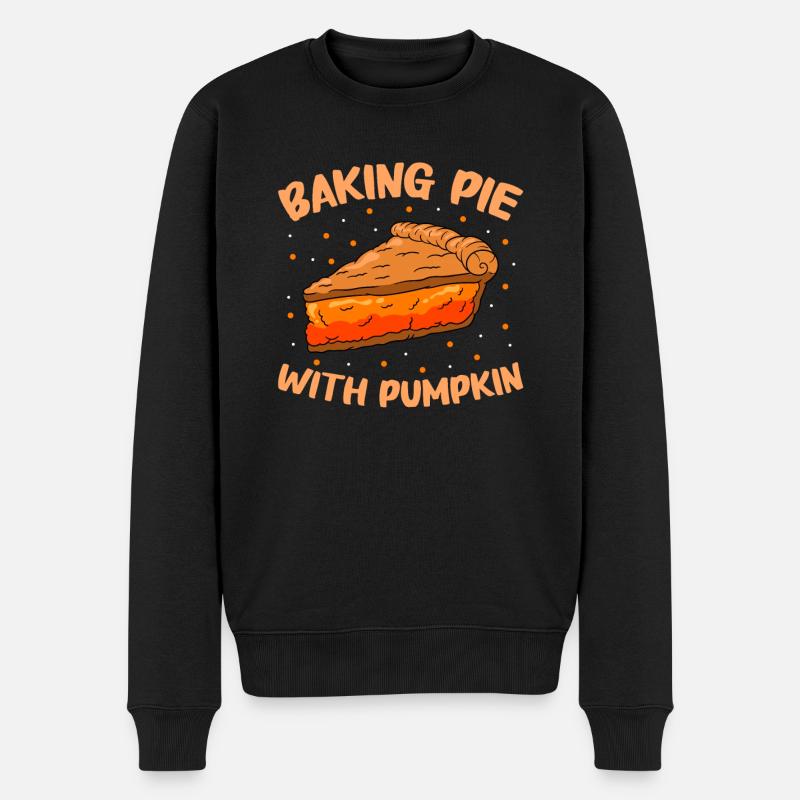Bäcker Halloween Geschenke Konditor - Männer Premium Bio Pullover - Schwarz