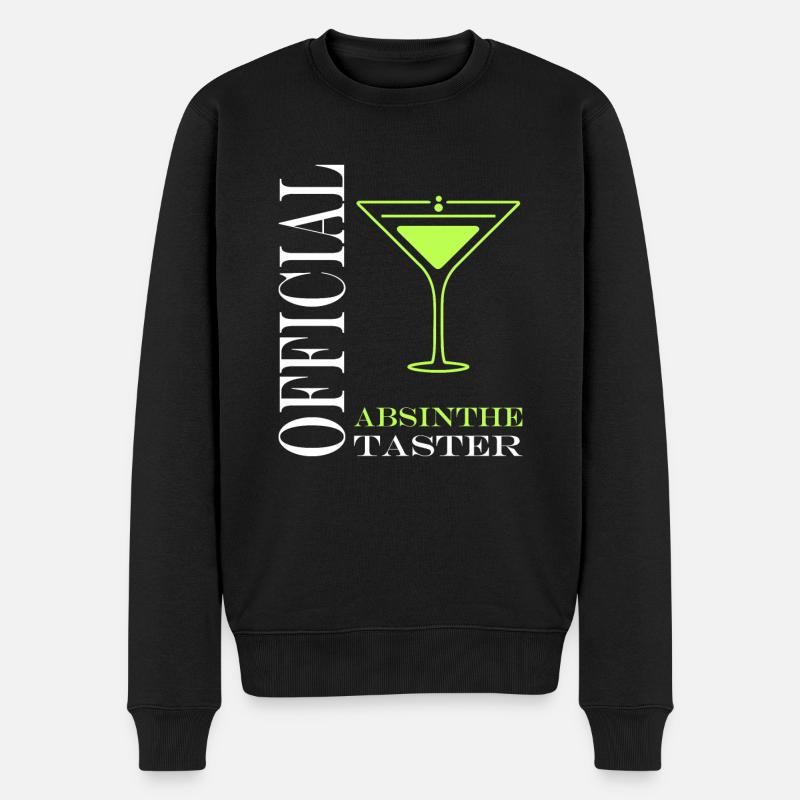 Official taster absinthe - Pull Premium bio Homme - noir