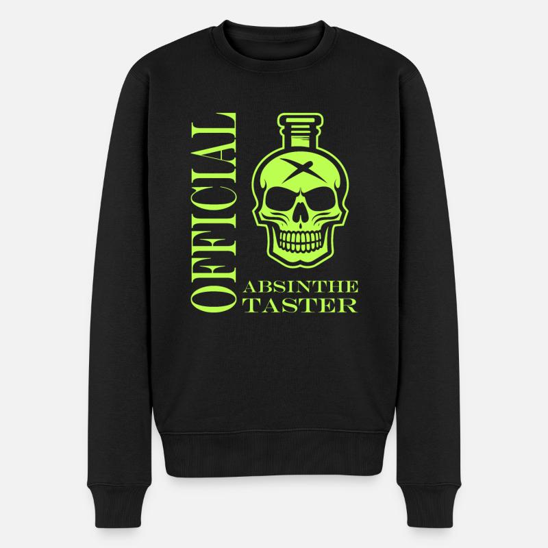 Official taster absinthe - Pull Premium bio Homme - noir