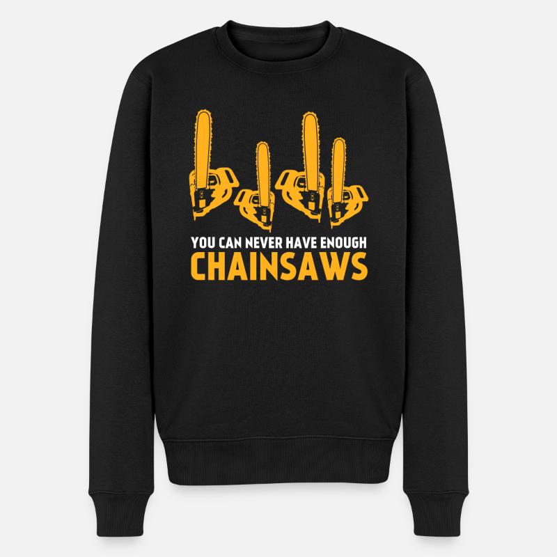 Tronçonneuse Joke Tronçonneuse - Pull Premium bio Homme - noir