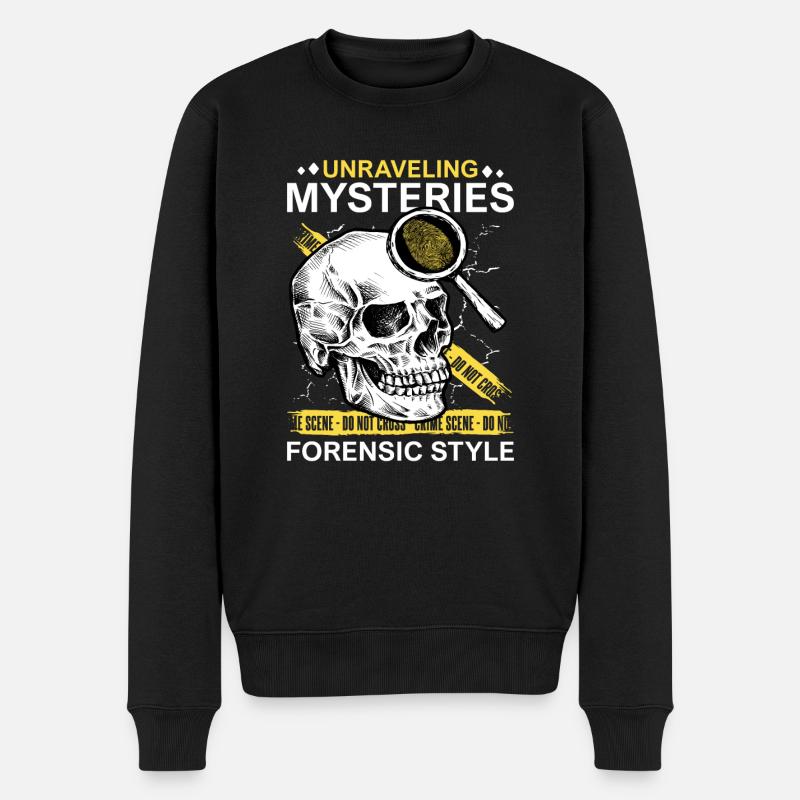 Pathologe, Forensik-experte, Tatortanalytiker - Männer Premium Bio Pullover - Schwarz