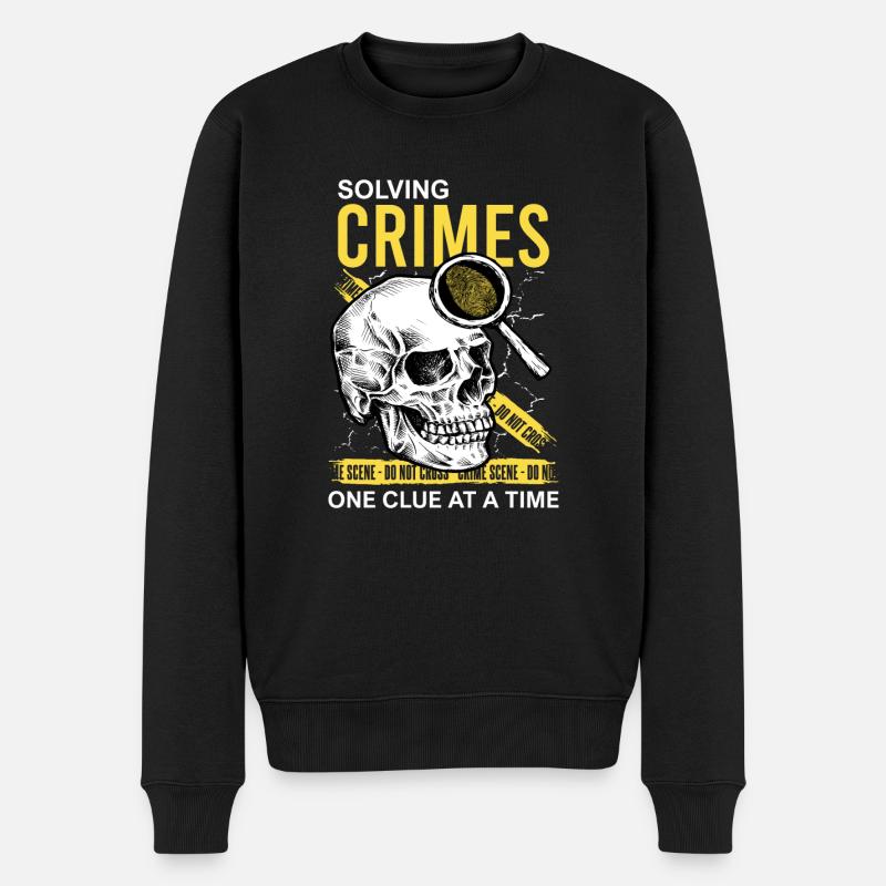 Pathologe, Forensik-experte, Tatortanalytiker - Männer Premium Bio Pullover - Schwarz