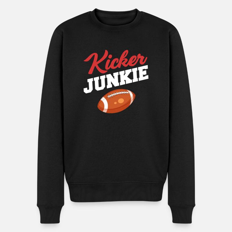 Kicker Junkie Football Quarterback Placekicker - Pull Premium bio Homme - noir