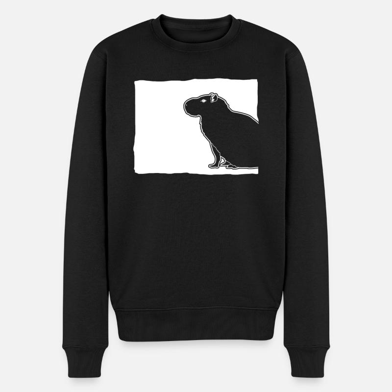 Capybaras - Pull Premium bio Homme - noir