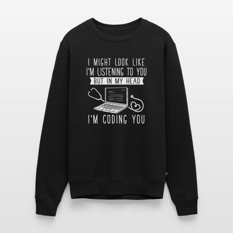 Medical Coder Coding Specialist Men's Premium Organic Jumper