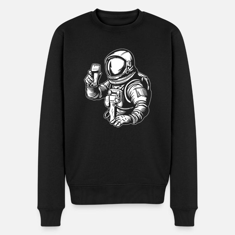 Astronaute, Astronaute, Cosmonaute - Pull Premium bio Homme - noir