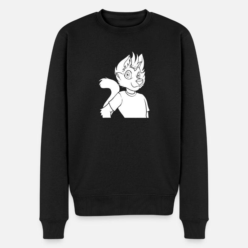Furry Fandom Fursuits Fox - Pull Premium bio Homme - noir