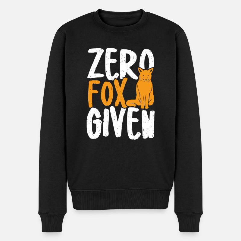 Zero fox given - Men's Premium Organic Jumper - black