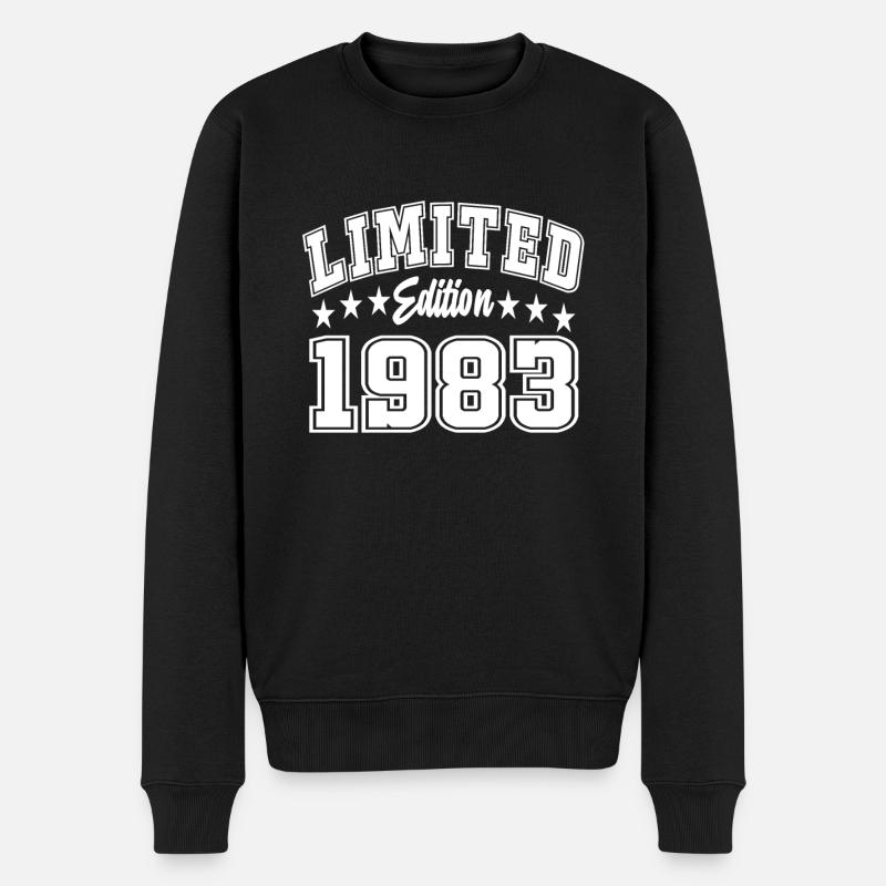 Édition limitée 1983 - Pull Premium bio Homme - noir