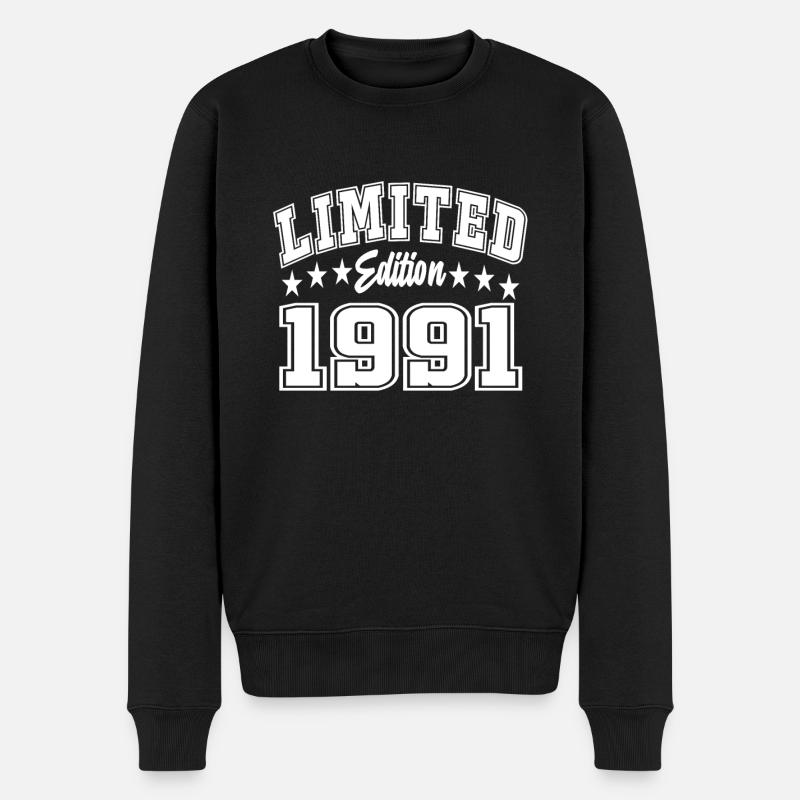 Édition limitée 1991 - Pull Premium bio Homme - noir