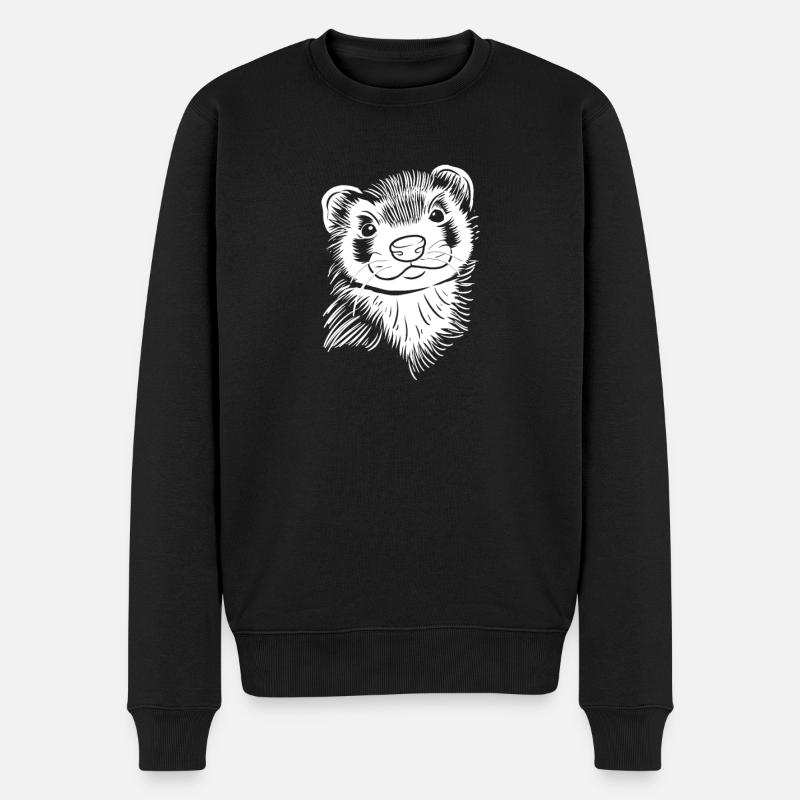 Furet Iltis Mignon - Pull Premium bio Homme - noir
