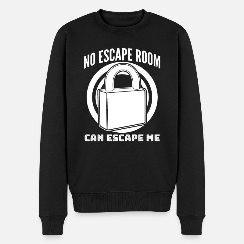 Jeu d’évasion Escape Room Joke - Pull Premium bio Homme - noir