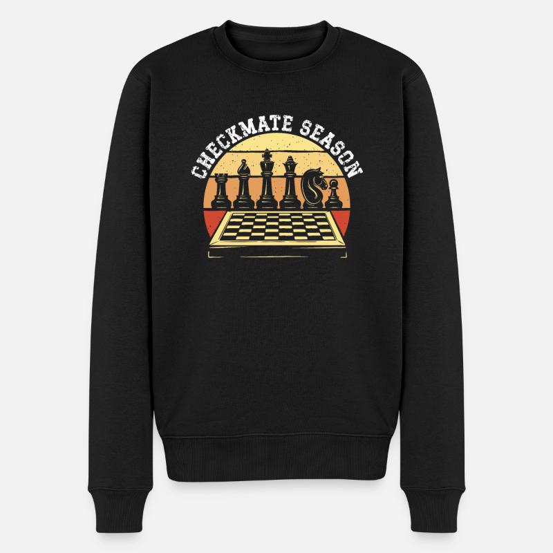 Saison d’échec et mat - Pull Premium bio Homme - noir