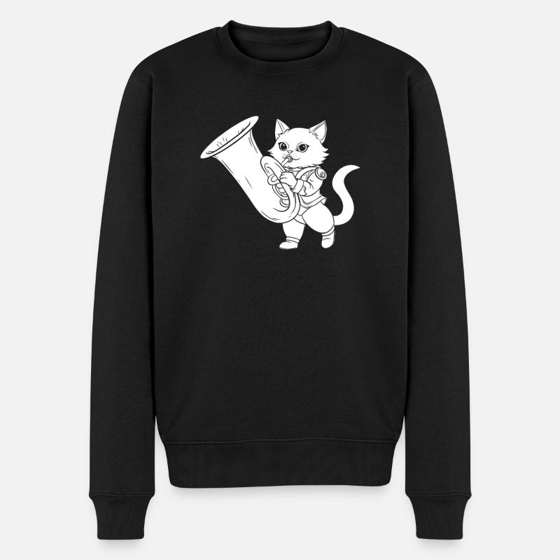 Fanfare Train Tuba - Pull Premium bio Homme - noir