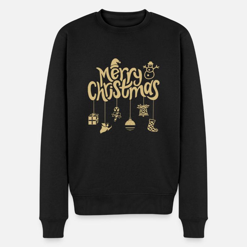 Joyeux Noël - Pull Premium bio Homme - noir